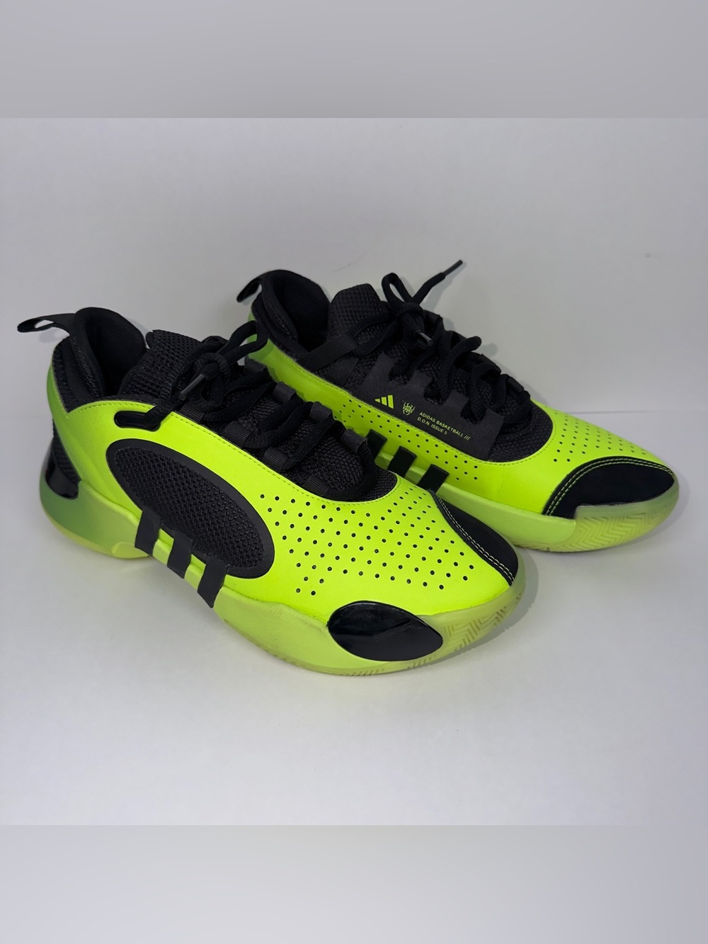 $119 ADIDAS D.O.N. Issue 5 Lucid Lemon IE7801 Mens Size 6.5 Basketball Shoe